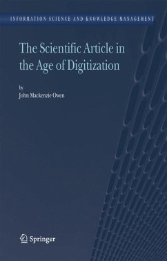 The Scientific Article in the Age of Digitization - Mackenzie Owen, John