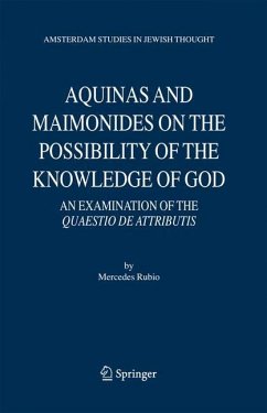 Aquinas and Maimonides on the Possibility of the Knowledge of God - Rubio, Mercedes