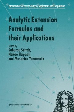 Analytic Extension Formulas and their Applications