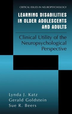 Learning Disabilities in Older Adolescents and Adults - Beers, Sue R.;Katz, Lynda J.;Goldstein, Gerald
