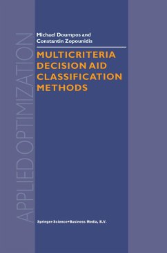 Multicriteria Decision Aid Classification Methods - Doumpos, Michael; Zopounidis, Constantin