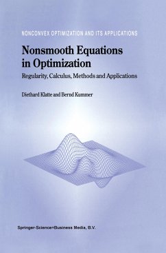Nonsmooth Equations in Optimization - Klatte, Diethard; Kummer, B.