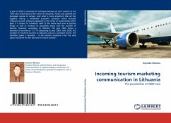 Cover Incoming tourism marketing communication in Lithuania