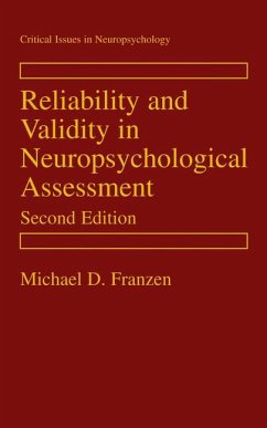 Reliability and Validity in Neuropsychological Assessment - Franzen, Michael D.