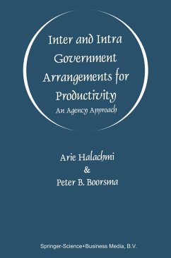 Cover Inter and Intra Government Arrangements for Productivity