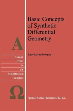 Basic Concepts of Synthetic Differential Geometry - Lavendhomme, R.