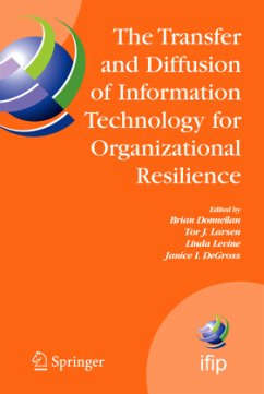 The Transfer and Diffusion of Information Technology for Organizational Resilience