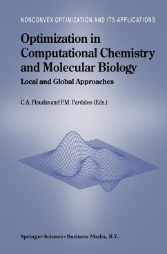 Optimization in Computational Chemistry and Molecular Biology