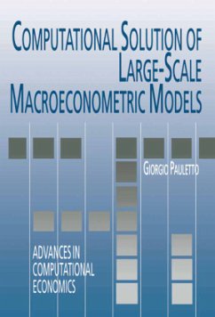 Computational Solution of Large-Scale Macroeconometric Models - Pauletto, Giorgio