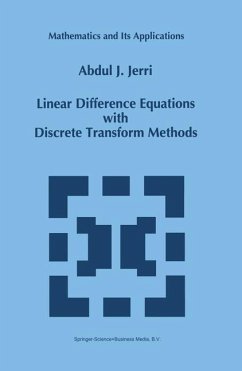 Linear Difference Equations with Discrete Transform Methods - Jerri, A. J.