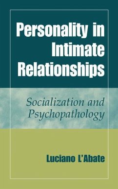 Personality in Intimate Relationships - L'Abate, Luciano
