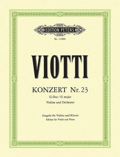 Konzert für Violine und Orchester Nr. 23 G-Dur - Viotti, Giovanni Battista