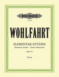 40 Elementar-Etüden für Violine solo op. 54 - Wohlfahrt, Franz