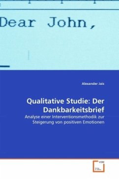 Cover Qualitative Studie: Der Dankbarkeitsbrief