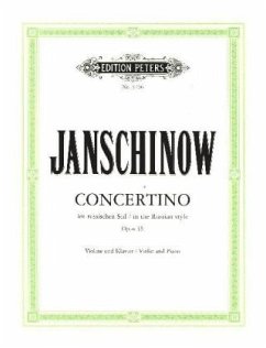 Concertino im russischen Stil op. 35 - Janschinow, Alexei