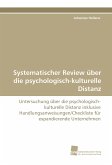 Systematischer Review über die psychologisch-kulturelle Distanz