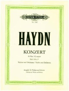 Konzert für Violine und Orchester G-Dur Hob. VIIa: 4 - Haydn, Joseph