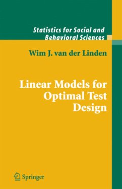 Linear Models for Optimal Test Design - van der Linden, Wim J.