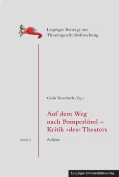 Cover Auf dem Weg nach Pomperlörel - Kritik 'des' Theaters