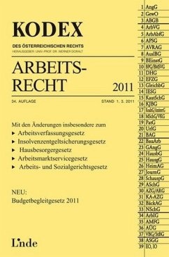 KODEX Arbeitsrecht 2010/11 (Kodex des Österreichischen Rechts)