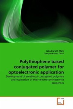 Polythiophene based conjugated polymer for optoelectronic application