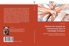 Histoire du concept de communauté dans la sociologie française - Guérin, Francis