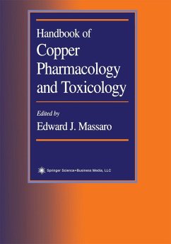 Cover Handbook of Copper Pharmacology and Toxicology