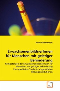 ErwachsenenbildnerInnen für Menschen mit geistiger Behinderung - Scheibenreiter, Nicole