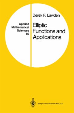 Elliptic Functions and Applications - Lawden, Derek F.