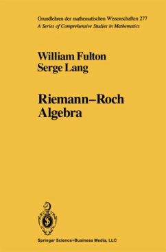 Riemann-Roch Algebra - Fulton, William;Lang, Serge