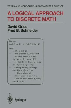 A Logical Approach to Discrete Math - Gries, David;Schneider, Fred B.