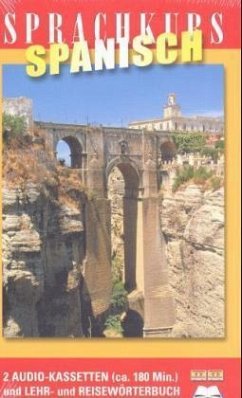 Cover Sprachkurs Spanisch, 2 Cassetten mit Lehr- und Reisewörterbuch
