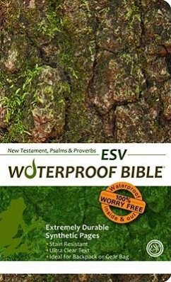 Waterproof New Testament with Psalms and Proverbs-ESV-Tree Bark