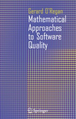 Mathematical Approaches to Software Quality - O'Regan, Gerard