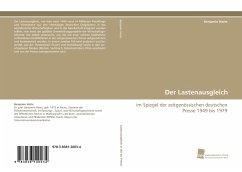 Der Lastenausgleich - Härte, Benjamin