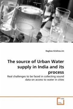 The source of Urban Water supply in India and its process