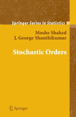 Stochastic Orders - Shaked, Moshe;Shanthikumar, J. George