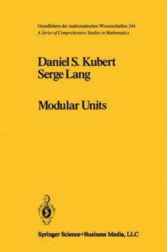 Modular Units - Kubert, D.;Lang, S.