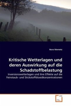 Kritische Wetterlagen und deren Auswirkung auf die Schadstoffbelastung - Niemetz, Nora