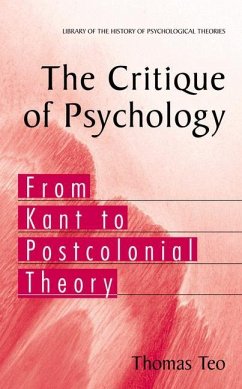 The Critique of Psychology - Teo, Thomas