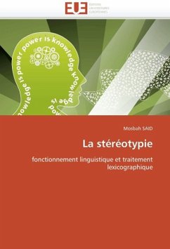 La Stéréotypie