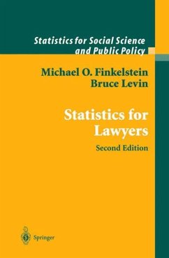 Statistics for Lawyers - Finkelstein, Michael O.; Levin, Bruce