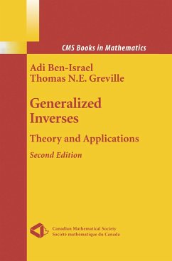 Generalized Inverses - Ben-Israel, Adi;Greville, Thomas N.E.