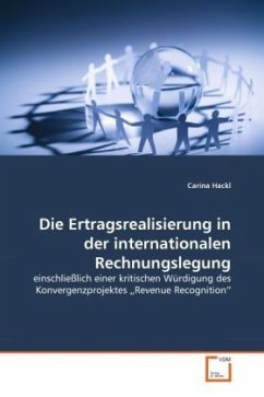 Cover Die Ertragsrealisierung in der internationalen Rechnungslegung