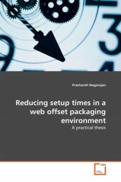 Reducing setup times in a web offset packaging environment