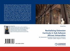 Revitalizing Extension Curricula in Sub-Saharan African Universities