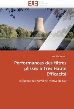 Performances Des Filtres Plissés À Très Haute Efficacité - Joubert, Aurélie