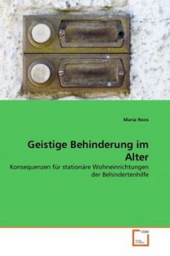 Geistige Behinderung im Alter - Roos, Maria