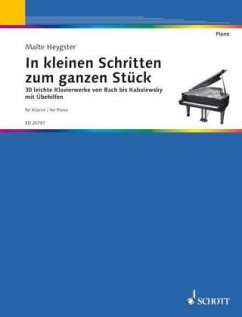 Cover In kleinen Schritten zum ganzen Stück, für Klavier