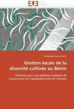 Gestion Locale de La Diversite Cultivee Au Benin - Baco, Mohamed N.